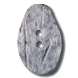 Bestseller Marmorierter Knopf in Tropfenform mit 2 Löchern – Größe: 32mm – Farbe: flieder/lila – Art.Nr. 372833