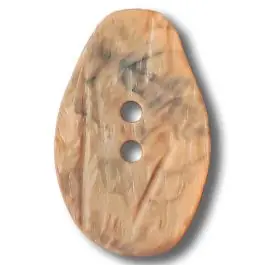 Marmorierter Knopf in Tropfenform mit 2 Löchern – Größe: 32mm – Farbe: rose / pink – Art.Nr. 372837 Schneller Versand