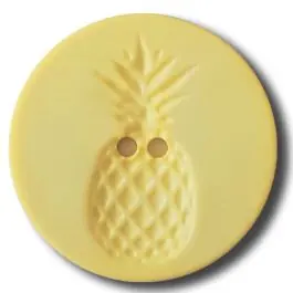 Knopf mit Relief in Ananasform 2-Loch – Größe: 28mm – Farbe: gelb / messing – Art.Nr. 332837 Aktuell