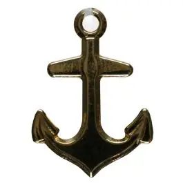 Ab Werk Anker mit Öse – Größe: 20mm – Farbe: gold – Art.Nr. 270321