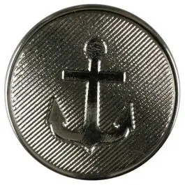 Direktkauf Anker, rund auf schraffiertem Hintergrund mit Öse – Größe: 25mm – Farbe: silber – Art.Nr. 280585