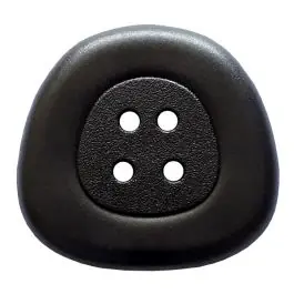 Polyamidknopf 4-Loch Trapez – Größe: 18mm – Farbe: schwarz – Art.Nr. 281138 Limited Edition