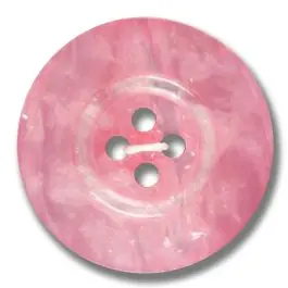 Limited Edition Polyesterknopf 4-Loch Perlmutimitation glänzend – Größe: 18mm – Farbe: rosa/pink – Art.Nr. 313808