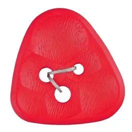 Polyamidknopf 3-Loch Dreieck mit Waben – Größe: 25mm – Farbe: rosa/pink – Art.Nr. 333813 Sonderangebot