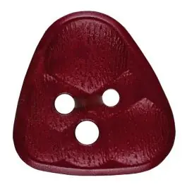 Mega-Angebot Polyamidknopf 3-Loch Dreieck mit Waben – Größe: 25mm – Farbe: weinrot – Art.Nr. 333815