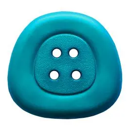 Polyamidknopf 4-Loch Trapez – Größe: 25mm – Farbe: mittelblau – Art.Nr. 333820 Top-Angebot