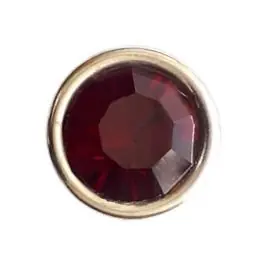Geld-Zurück-Garantie Straßknopf mit Öse – Größe: 10mm – Farbe: weinrot – Art.Nr. 370842