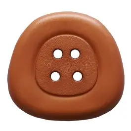 Jetzt Bestellen Polyamidknopf 4-Loch Trapez – Größe: 32mm – Farbe: braun – Art.Nr. 373817