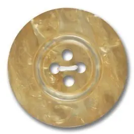 Begrenztes Angebot Polyesterknopf 4-Loch Perlmutimitation glänzend – Größe: 28mm – Farbe: beige – Art.Nr. 383800
