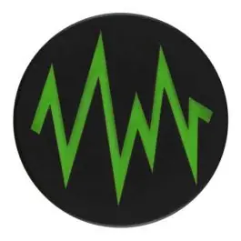 2-lagiger schwarzer Knopf mit farbigem Zick-Zack und Öse – Größe: 23mm – Farbe: hellgrün – Art.Nr. 374817 Billig