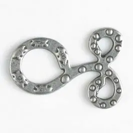 Sofort Bestellen Dirndelhaken – Größe: 30mm – Farbe: altsilber – Art.Nr. 400906