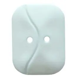 rechteckiger Knopf mit Welle, 2-Loch – Größe: 28mm – Farbe: blau – Art.Nr. 344803 Kostenloser Versand