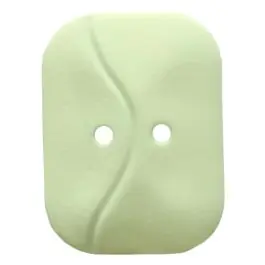 rechteckiger Knopf mit Welle, 2-Loch – Größe: 23mm – Farbe: hellgrün – Art.Nr. 334806 Heißes Angebot