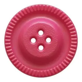 Großhandel Knopf mit Zahnrad am Rand, 4-Loch – Größe: 28mm – Farbe: rose/pink – Art.Nr. 344858