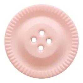 Knopf mit Zahnrad am Rand, 4-Loch – Größe: 28mm – Farbe: rose/pink – Art.Nr. 344859 Echt