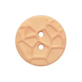 Sale kleiner Knopf mit erhabenen Spinnennetzmuster, 2-Loch – Größe: 13mm – Farbe: beige – Art.Nr. 224804