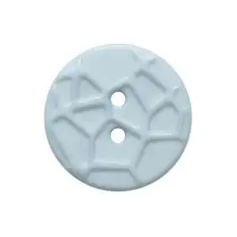 kleiner Knopf mit erhabenen Spinnennetzmuster, 2-Loch – Größe: 13mm – Farbe: blau – Art.Nr. 224807 Abverkauf