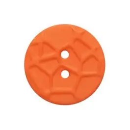 kleiner Knopf mit erhabenen Spinnennetzmuster, 2-Loch – Größe: 13mm – Farbe: orange – Art.Nr. 224823 Schnäppchen