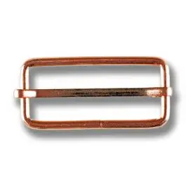 Leiterschnalle – Größe: 50mm – Farbe: rose gold – Art.Nr. 430090 Original