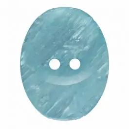 Original ovaler Knopf Polyester mit zwei Löchern – Größe: 30mm – Farbe: grün – Art.Nr. 385831