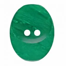 ovaler Knopf Polyester mit zwei Löchern – Größe: 30mm – Farbe: grün – Art.Nr. 385833 Aktuell