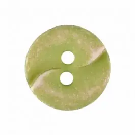 Gleich Bestellen kleiner Polyamidknopf mit einer Welle und zwei Löchern – Größe: 13mm – Farbe: grün – Art.Nr. 225814