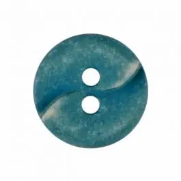 kleiner Polyamidknopf mit einer Welle und zwei Löchern – Größe: 13mm – Farbe: grün – Art.Nr. 225815 Sichere Zahlung