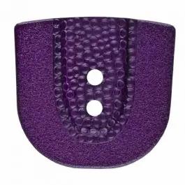 Polyamidknopf in Hufeisenform mit zwei Löchern – Größe: 20mm – Farbe: lila – Art.Nr. 315806 Beliebt