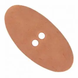 ovaler Polyamidknopf im Vintage Look mit zwei Löchern – Größe: 55mm – Farbe: braun – Art.Nr. 455803 Nur Für Kurze Zeit