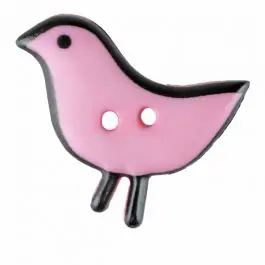 Vogelknopf Polyamid mit zwei Löchern – Größe: 20mm – Farbe: rosa – Art.Nr. 311059 Jetzt Kaufen
