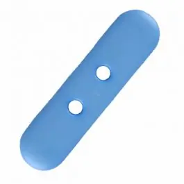 Kracherpreis Zuckerstreusel Polyamid mit zwei Löchern – Größe: 20mm – Farbe: blau – Art.Nr. 311072