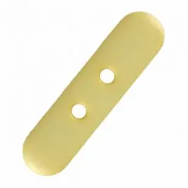 Zuckerstreusel Polyamid mit zwei Löchern – Größe: 10mm – Farbe: gelb – Art.Nr. 281173 Gratis Versand