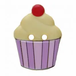 Super-Preis Cupcake Polyamid mit zwei Löchern – Größe: 20mm – Farbe: gelb – Art.Nr. 311064