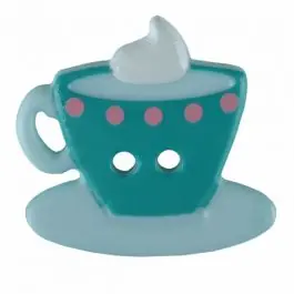 Online Kaufen Kaffee oder Tee Polyamid mit zwei Löchern – Größe: 20mm – Farbe: grün – Art.Nr. 311078