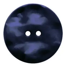 Polyamidknopf rund mit hügeliger Oberfläche und 2 Löchern – Größe: 20mm – Farbe: dunkelblau – Art.Nr.: 317816 Top-Seller