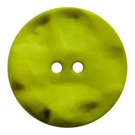 Top-Qualität Polyamidknopf rund mit hügeliger Oberfläche und 2 Löchern – Größe: 20mm – Farbe: senfgrün – Art.Nr.: 317819