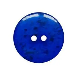 Polyesterknopf rund mit 2 Löchern – Größe: 23mm – Farbe: dunkelblau – Art.Nr.: 343003 Markenware