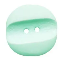 Polyamidknopf quadratisch im „Vintage Look“ mit 2 Löchern – Größe: 18mm – Farbe: mint – Art.Nr.: 313018 Abverkauf
