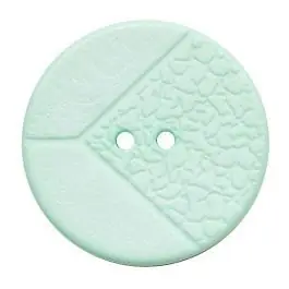Highlight Polyamidknopf rund mit 2 Löchern – Größe: 20mm – Farbe: mint – Art.Nr.: 313028