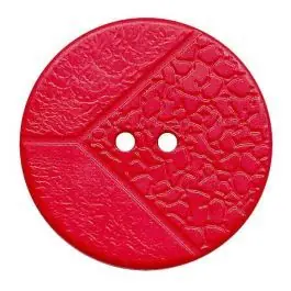 Jetzt Zugreifen Polyamidknopf rund mit 2 Löchern – Größe: 20mm – Farbe: rot – Art.Nr.: 313032