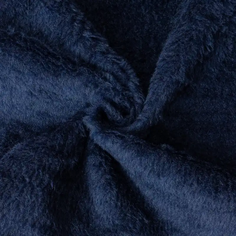 Kostenloser Rückversand Fellimitat, dunkelblau, uni
