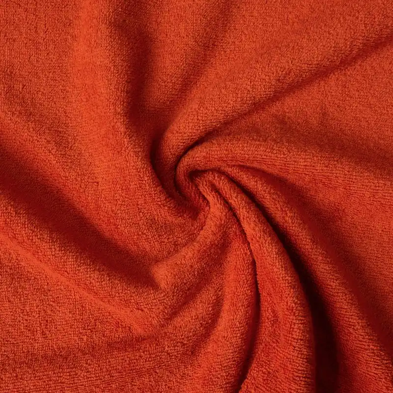 Schnäppchen Frotteestoff, rost, uni