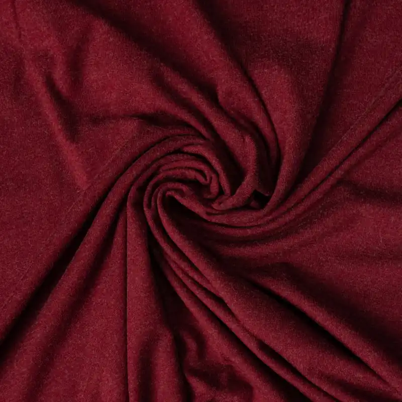 Direkt Vom Hersteller Viskosejersey, bordeaux, uni