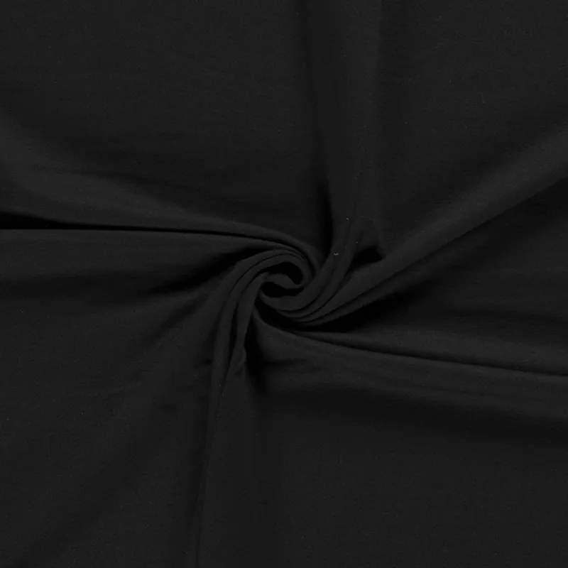 French Terry, schwarz, uni Sichere Zahlung