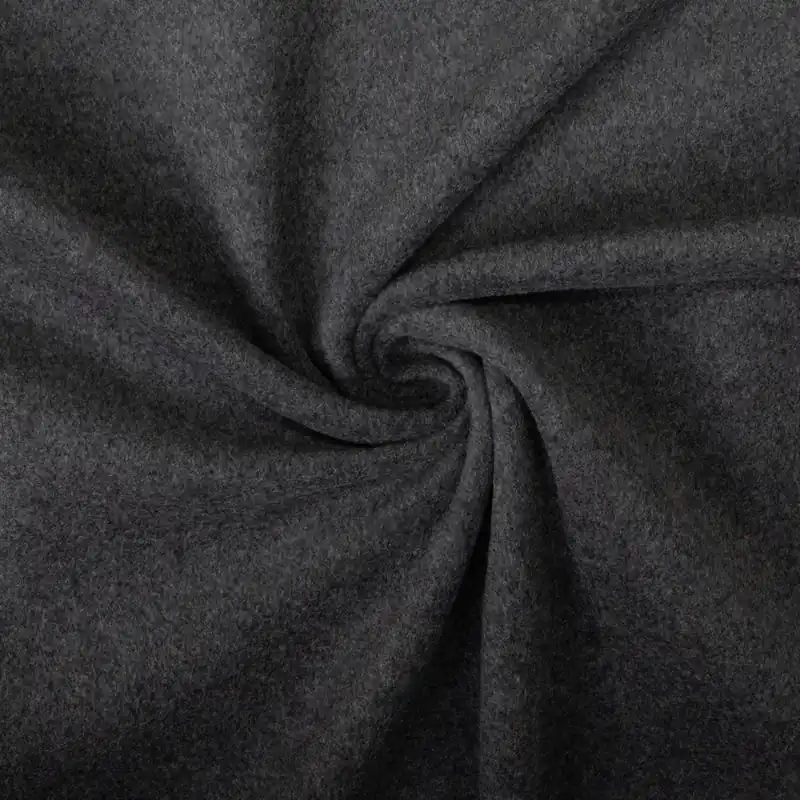 Edler Wollstoff, Velour, dunkelgrau, meliert Mega-Angebot