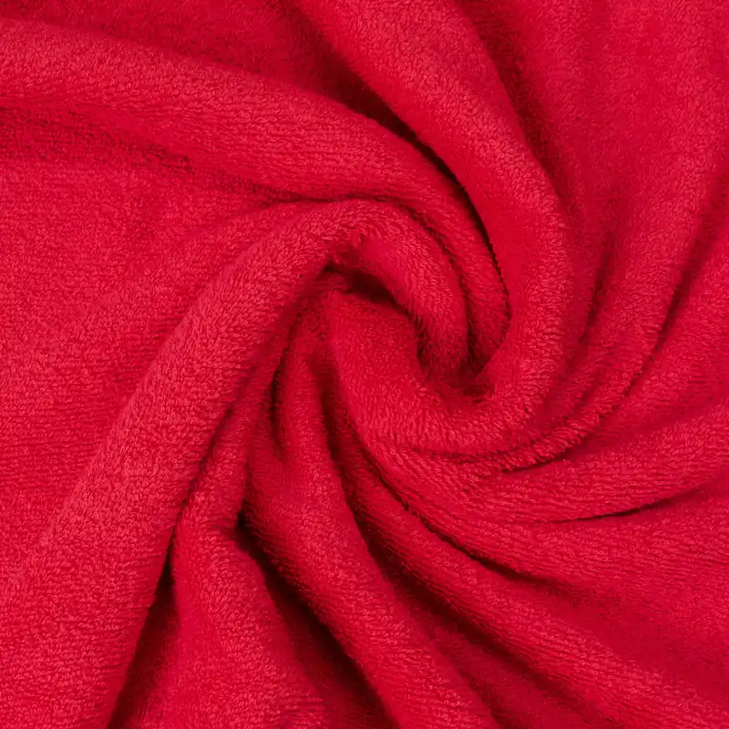 Preisknaller Frotteestoff, rot, uni