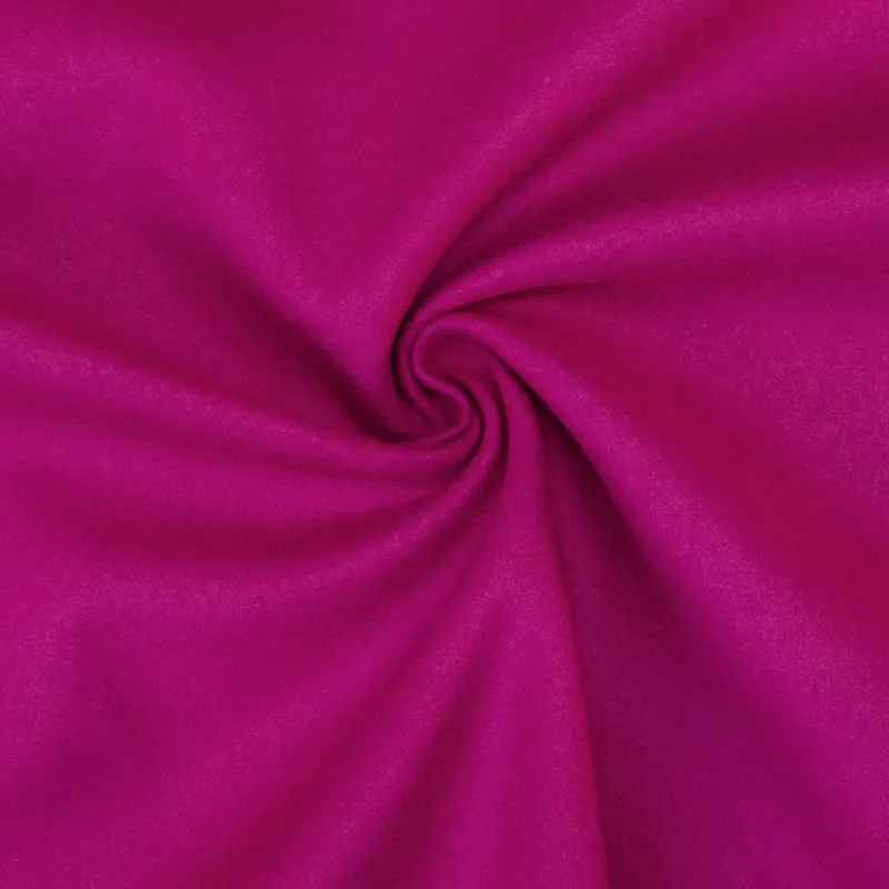 Versand Am Gleichen Tag Wollstoff, Velour, pink dunkel, uni