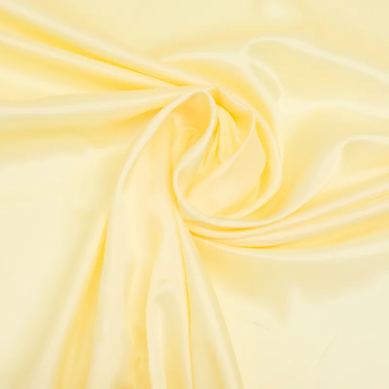 Futterstoff, Taft, pastellgelb, uni Knallerangebot