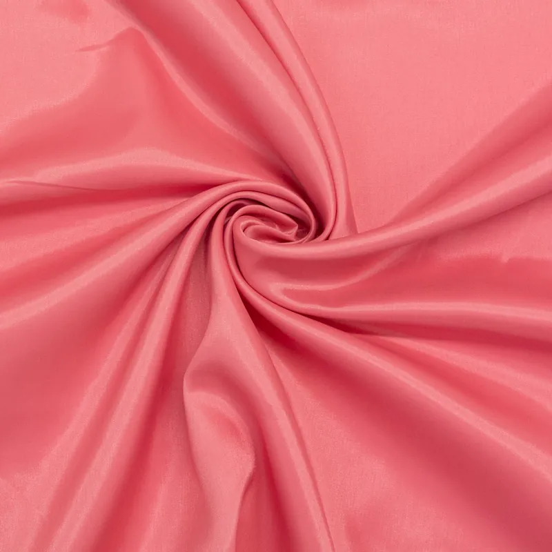 Solange Der Vorrat Reicht Futterstoff, Taft, rosa dunkel, uni