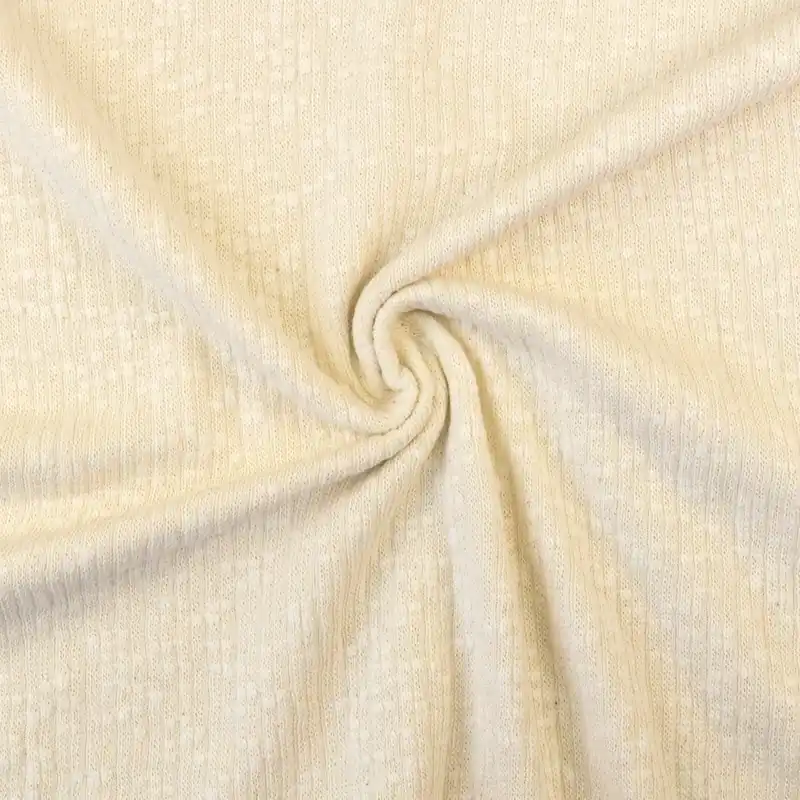 Sichere Zahlung Feinstrick, vanille, gerippt